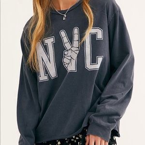 NYC Peace long sleeved tee